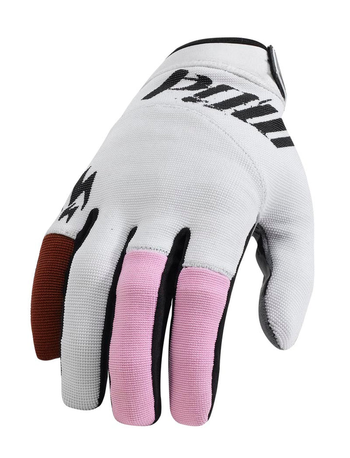 POW Shocker Gloves White/Brown/Pink