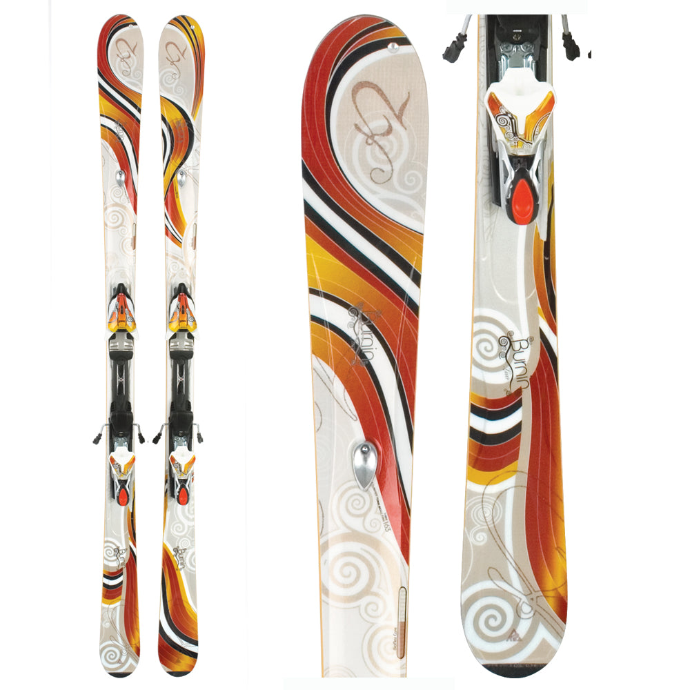 K2 Burnin' Luv Skis + Marker M1 Bindings - Women's 2009