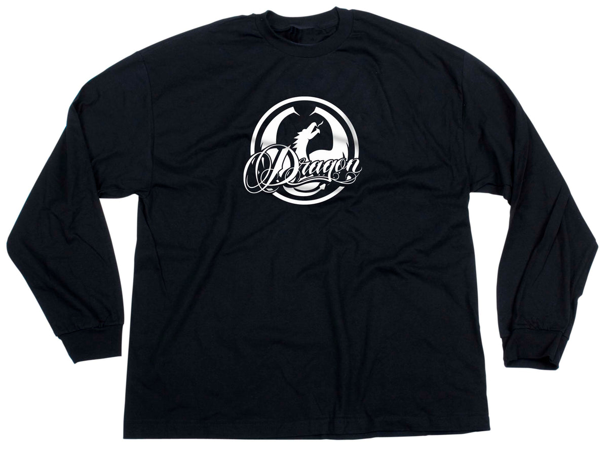 Dragon Double Up Long Sleeve Tee Black