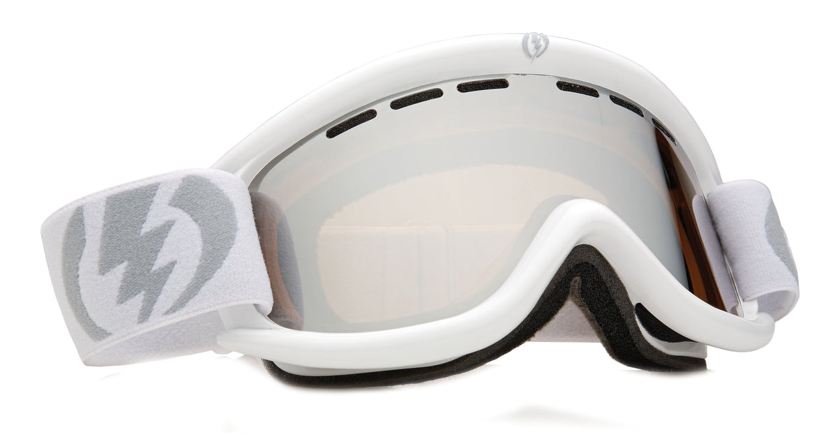 Electric EG.5 Goggles Gloss White/Orange Silver Chrome
