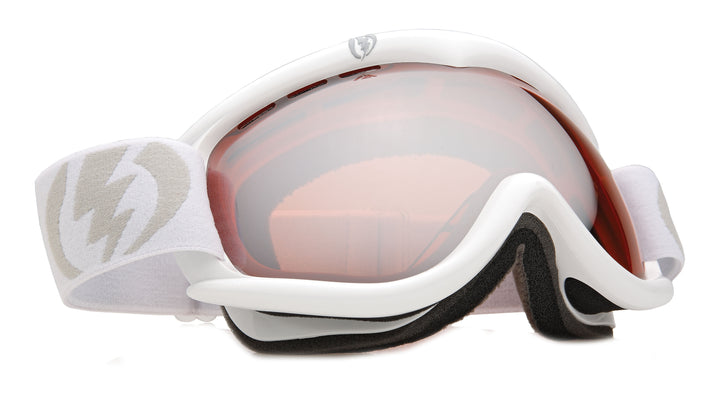 Electric EG1s Goggles Gloss White/Orange Silver Chrome