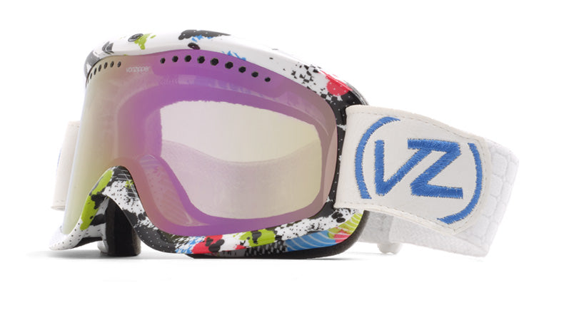 Von Zipper Sizzle Goggles Pattern Puke/Smoke Pink Chrome