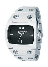 Vestal Destroyer Watch Silver/Silver/Black