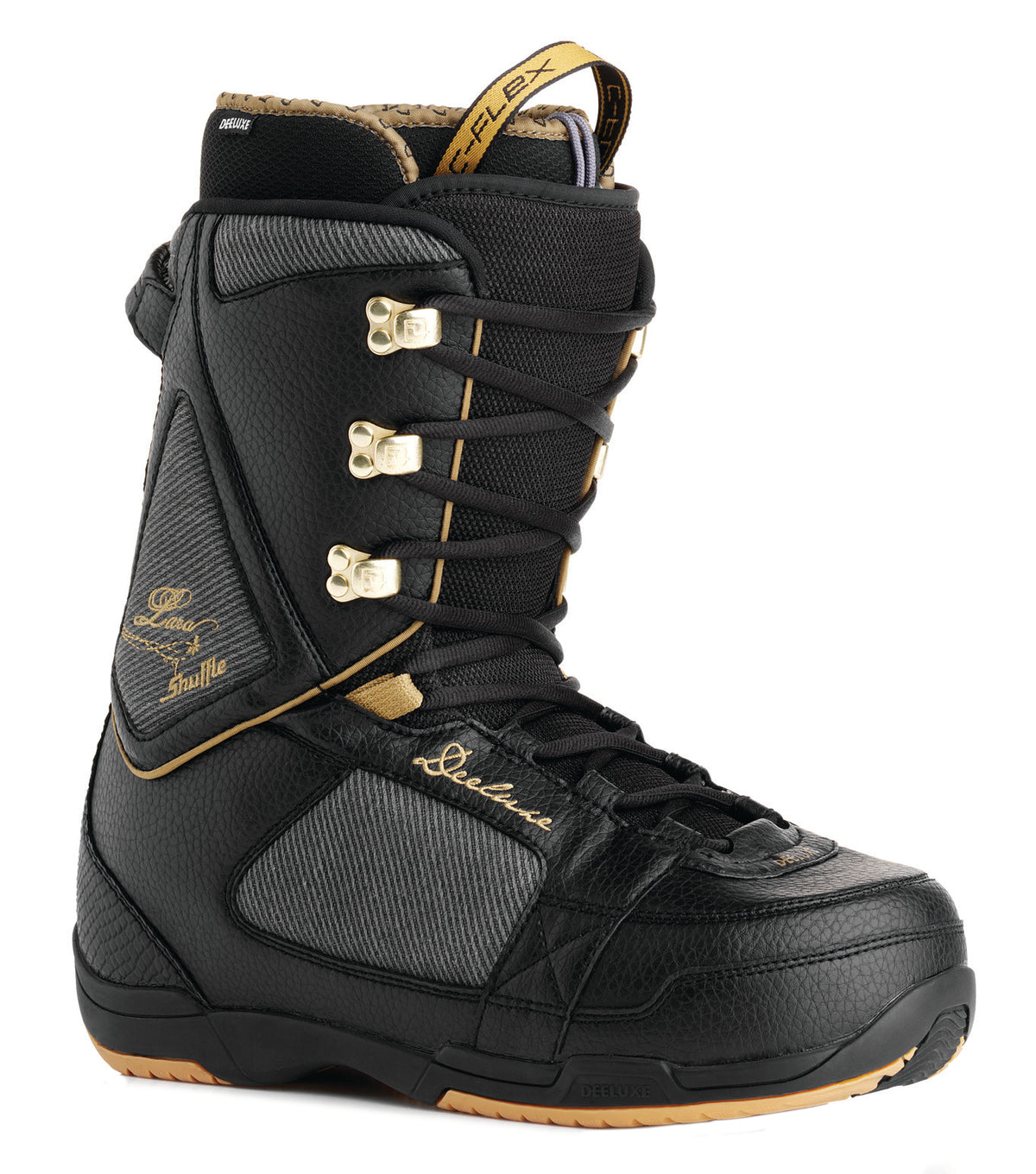 Deeluxe Shuffle Lara Lace CF Snowboard Boots - Women's 2009 Black/Gold
