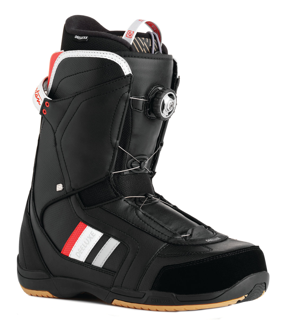 Deeluxe Stanton Boa Snowboard Boots 2009 Black/Red