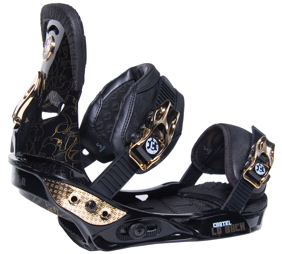 Burton Cartel Lo-Back Snowboard Bindings 2008 Black