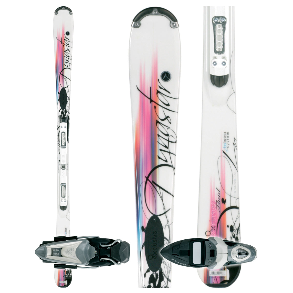 Dynastar Exclusive Fluid Skis + Nova Exclusive Fluid Bindings - Women's 2009