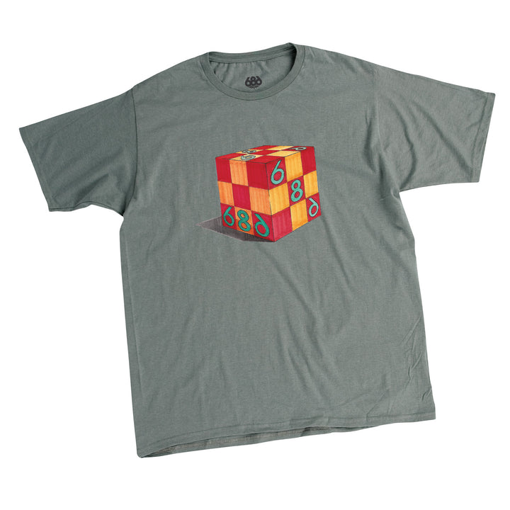 686 Cube Tee Grey