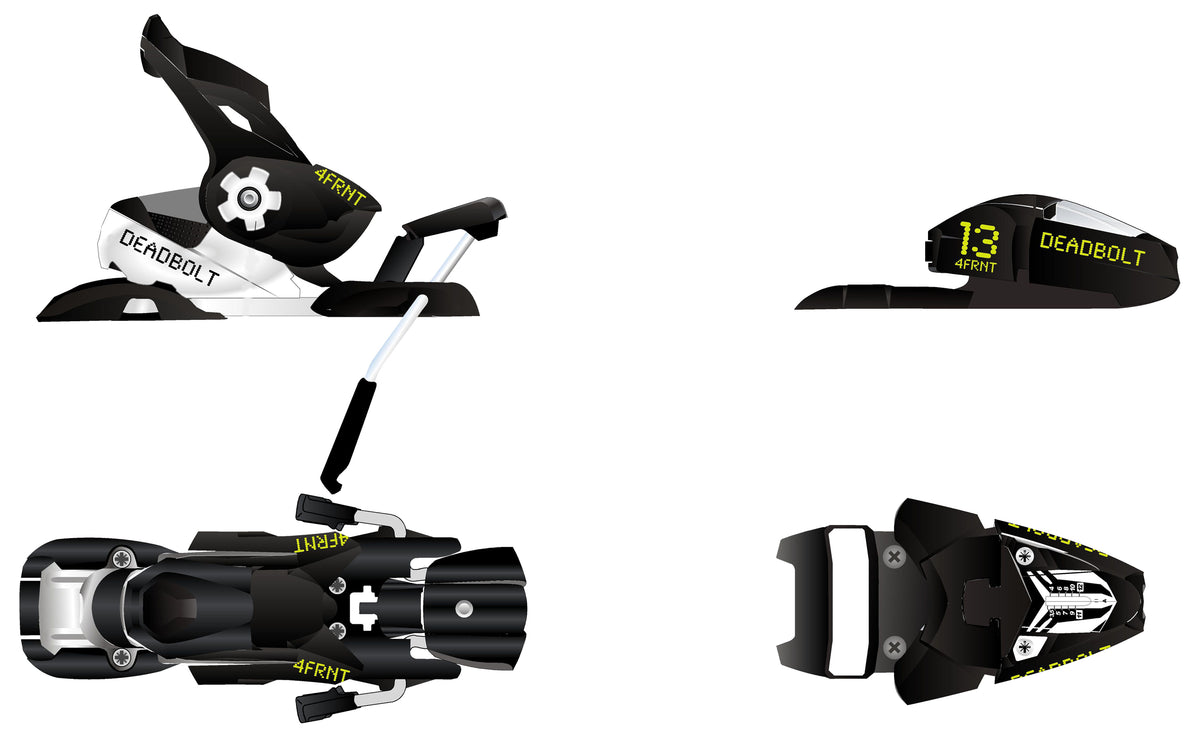 4FRNT Deadbolt 13 Ski Bindings 2010 Black
