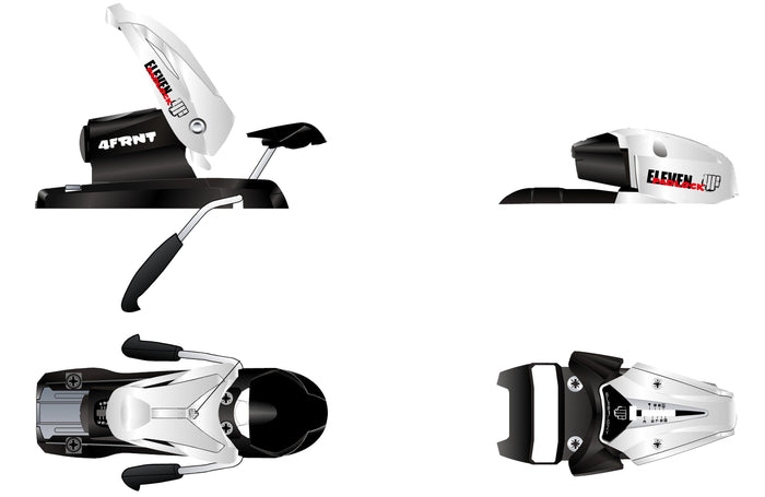 4FRNT Padlock 11 Ski Bindings 2010