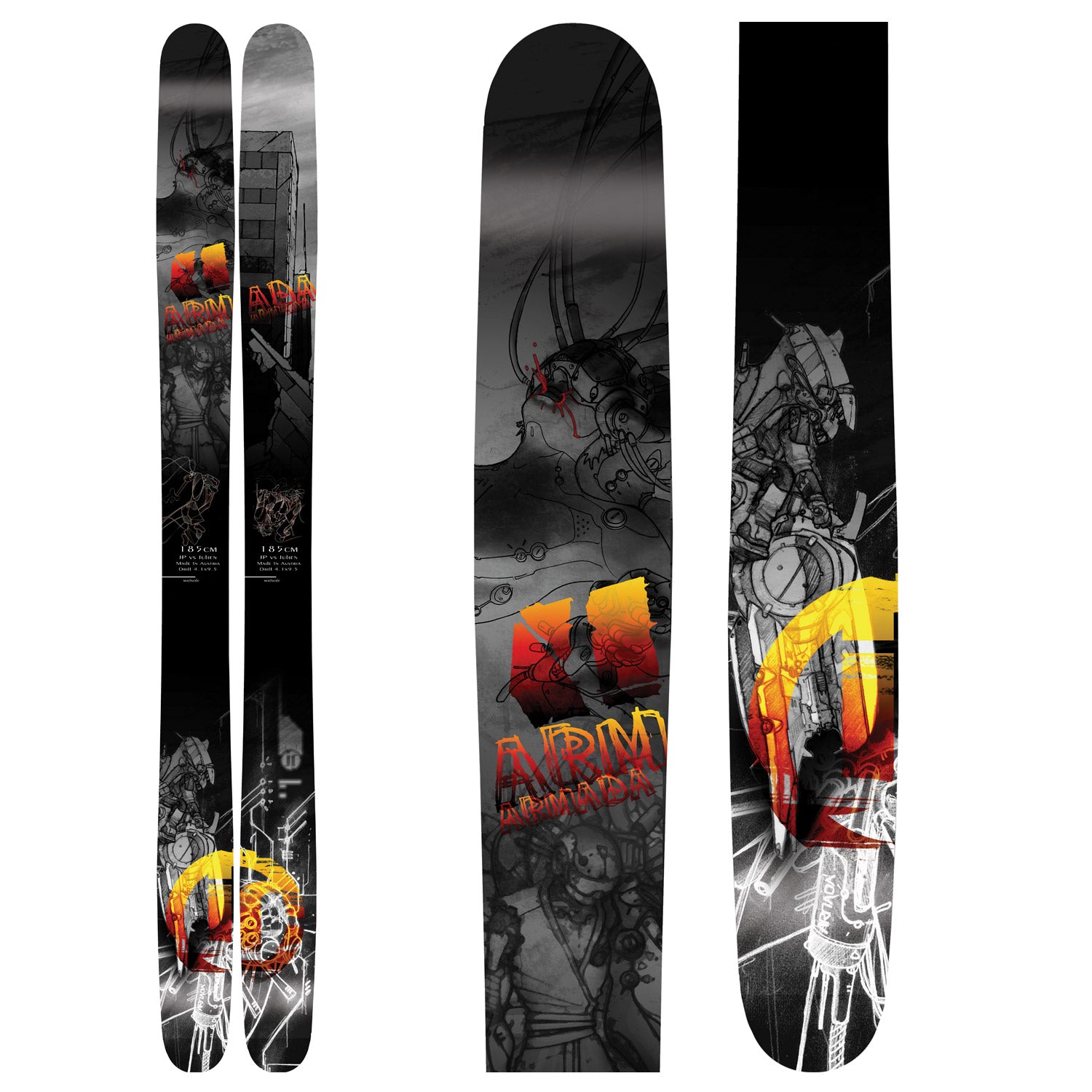 スキー Armada JJ + Jester schizo Armada JJ Skis 2010 – evo