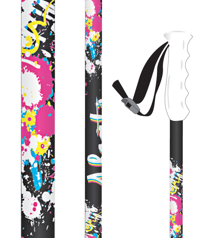 4FRNT Click Ski Poles 2010