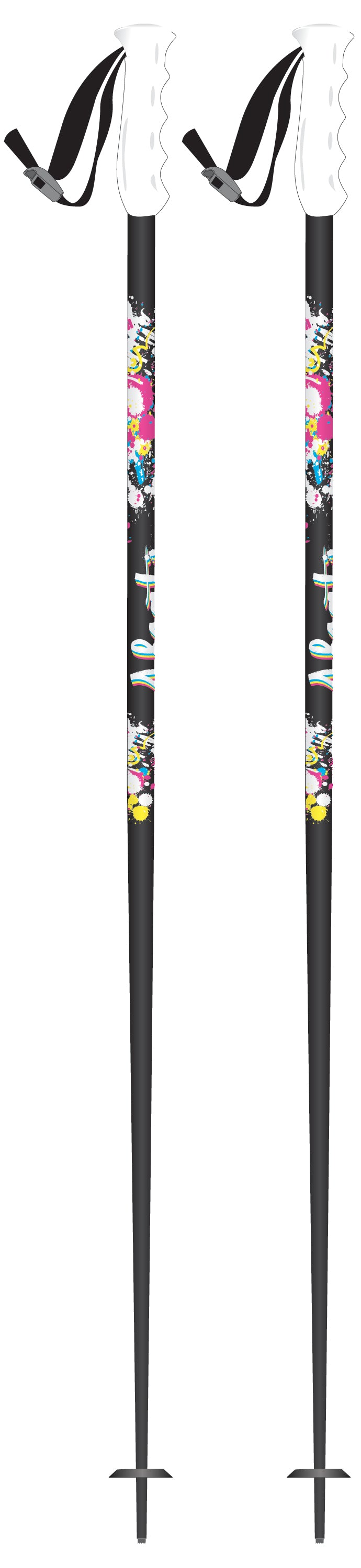 4FRNT Click Ski Poles 2010