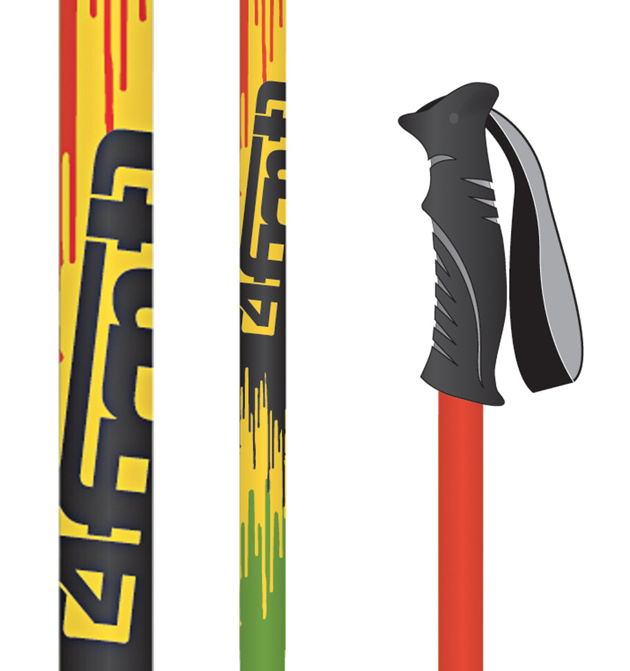 4FRNT Signature Ski Poles 2010