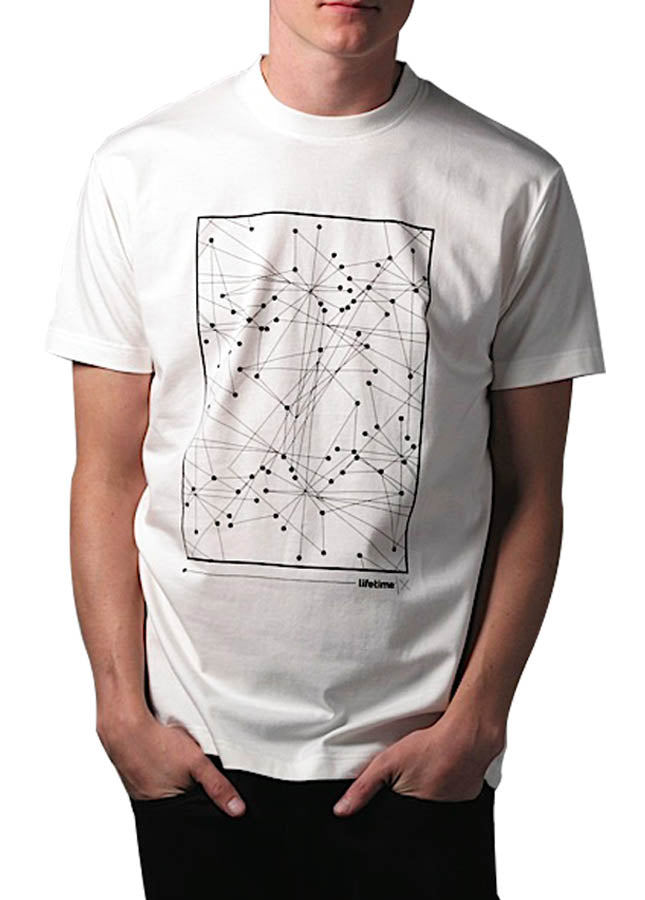 Lifetime Collective Abstract Vortex Organic Cotton Tee Marshmallow