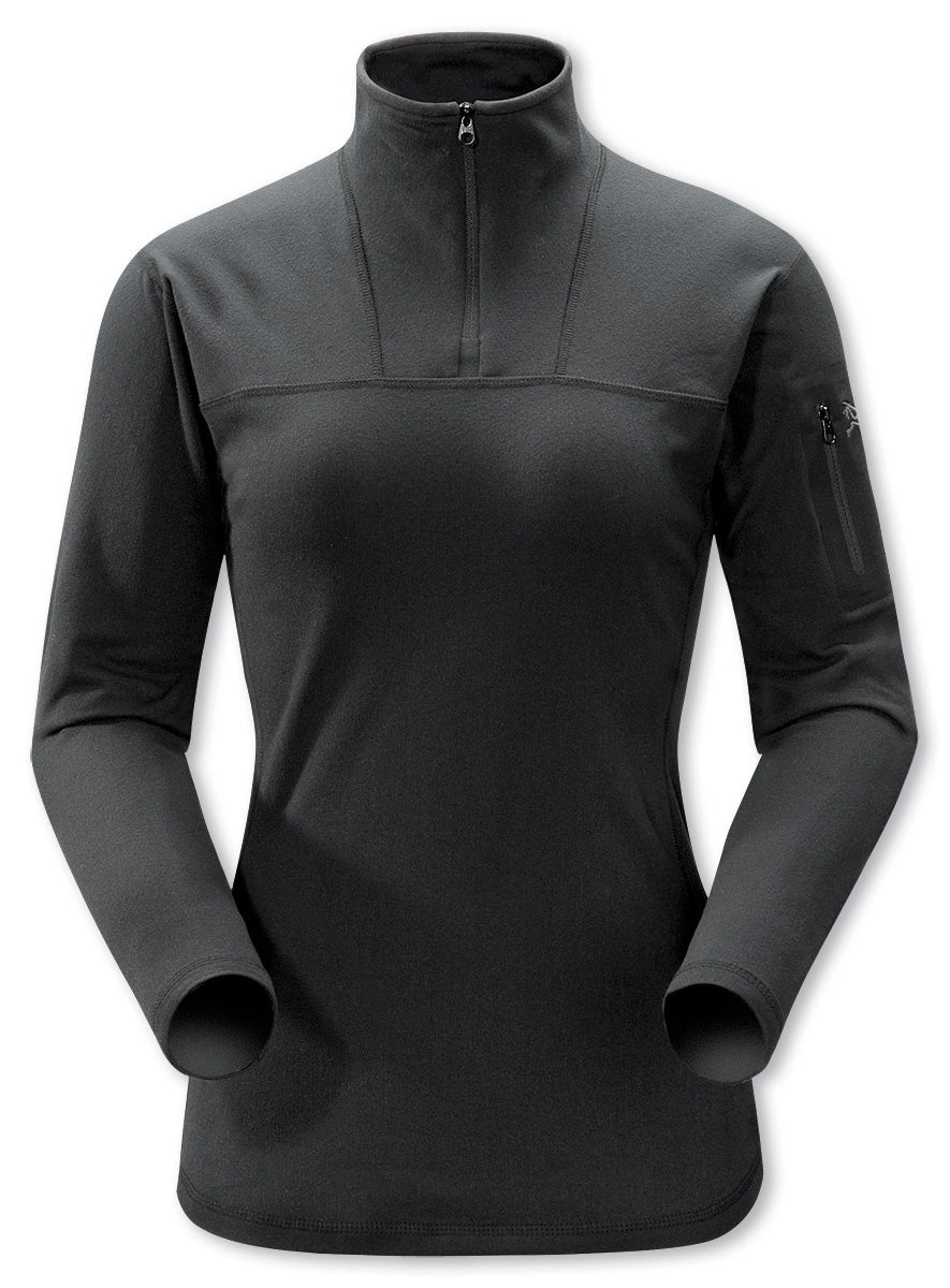 Arc'teryx Rho Lt Zip- Women's Black