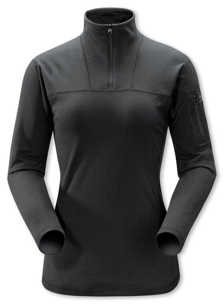 Arc'teryx Rho Lt Zip- Women's Black