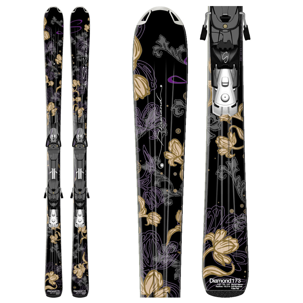 Salomon Origins Diamond Skis + Z10 TI Bindings 2010