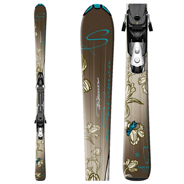 Salomon Origins Topaz Skis + LZ9 Bindings 2010
