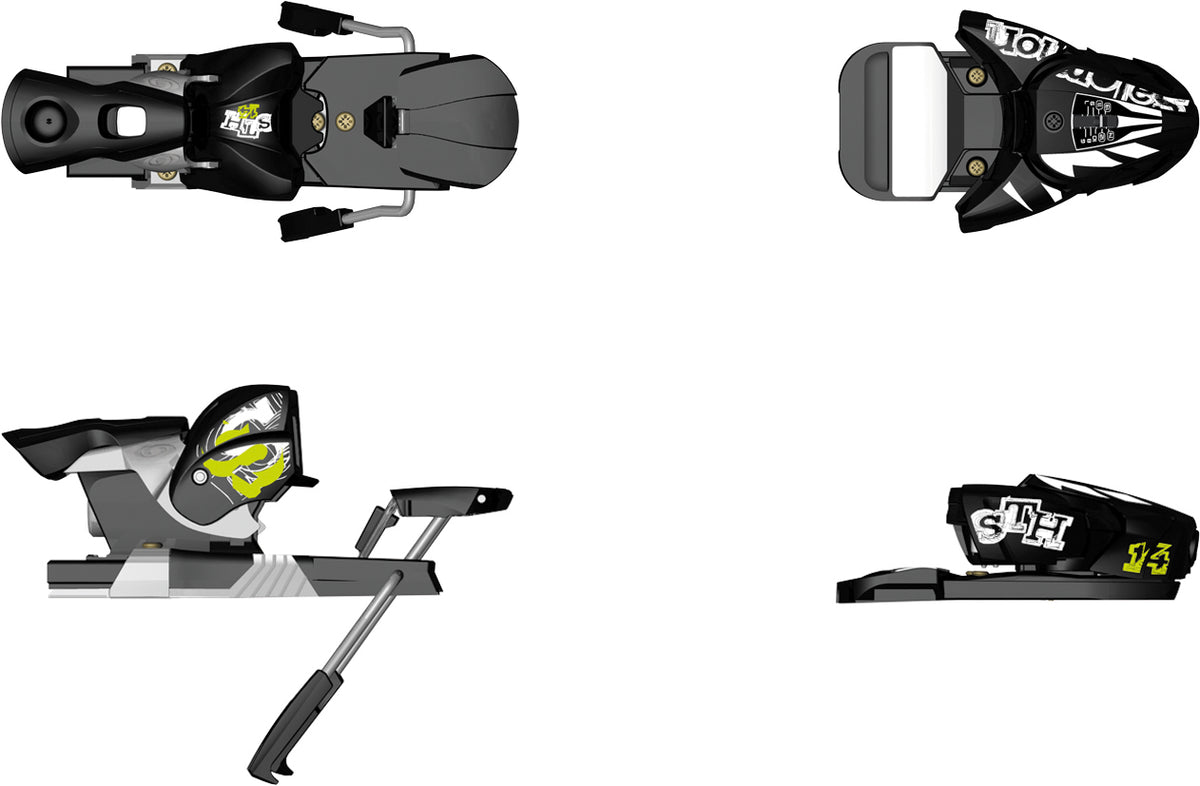 Salomon STH 14 Ski Bindings (90mm Brake) 2010 Black/Black