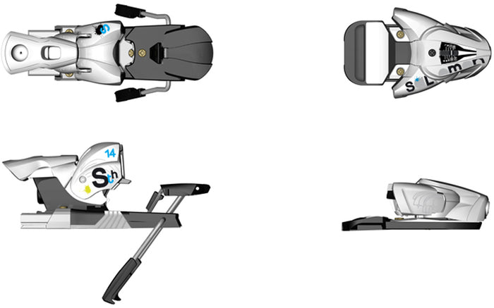 Salomon STH 14 Ski Binding (90mm Brake) 2010