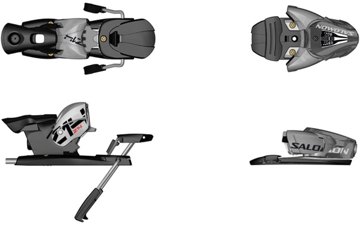 Salomon Z14 Ski Binding (80mm Brake) 2010 Black/Alu Brut
