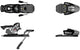 Salomon Z10 Ski Binding (90mm) Brake 2010 Chrome Black/Black