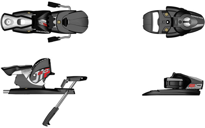 Salomon 610 Ski Bindings (80mm Brake) 2009 Black