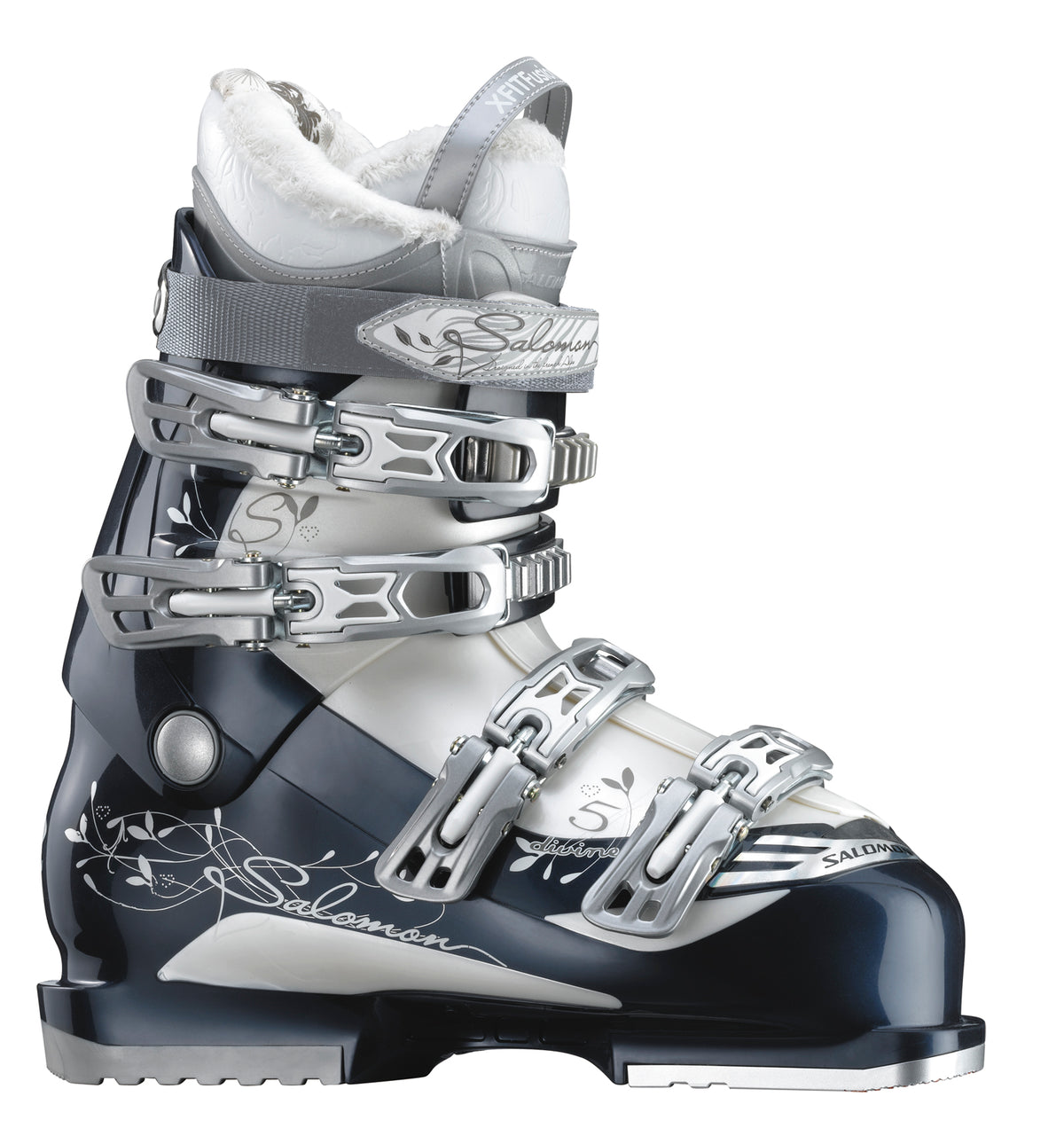 Salomon Divine 5 Ski Boots- Women's 2010 Shadow/White Pearl