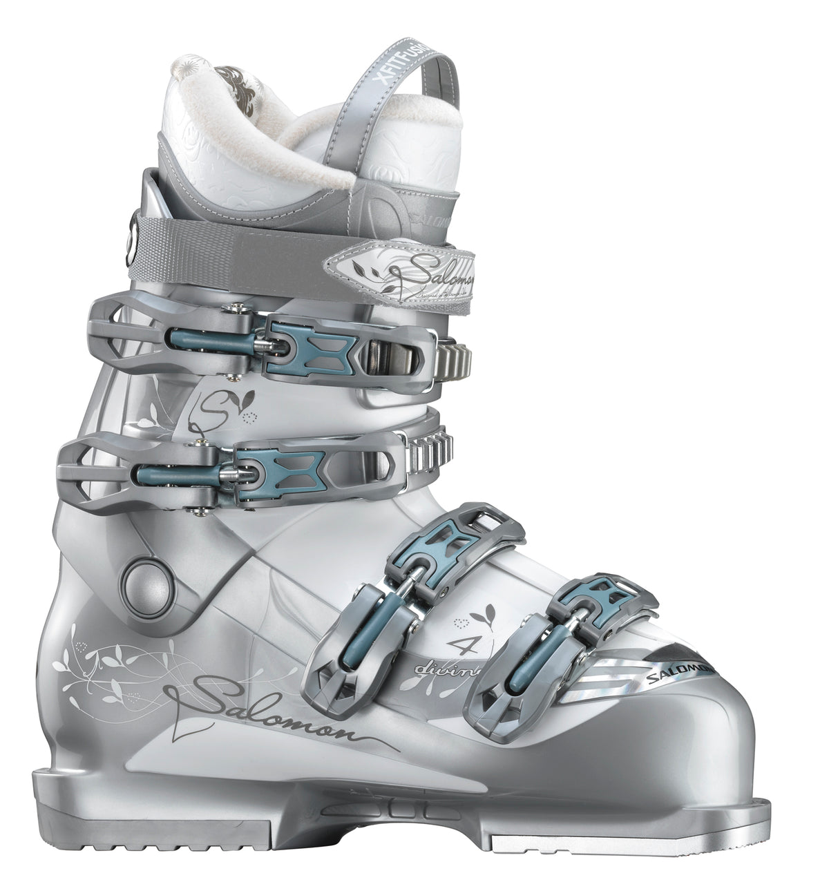 Salomon Divine 4 Ski Boots- Women's 2010 Silver Alu/White
