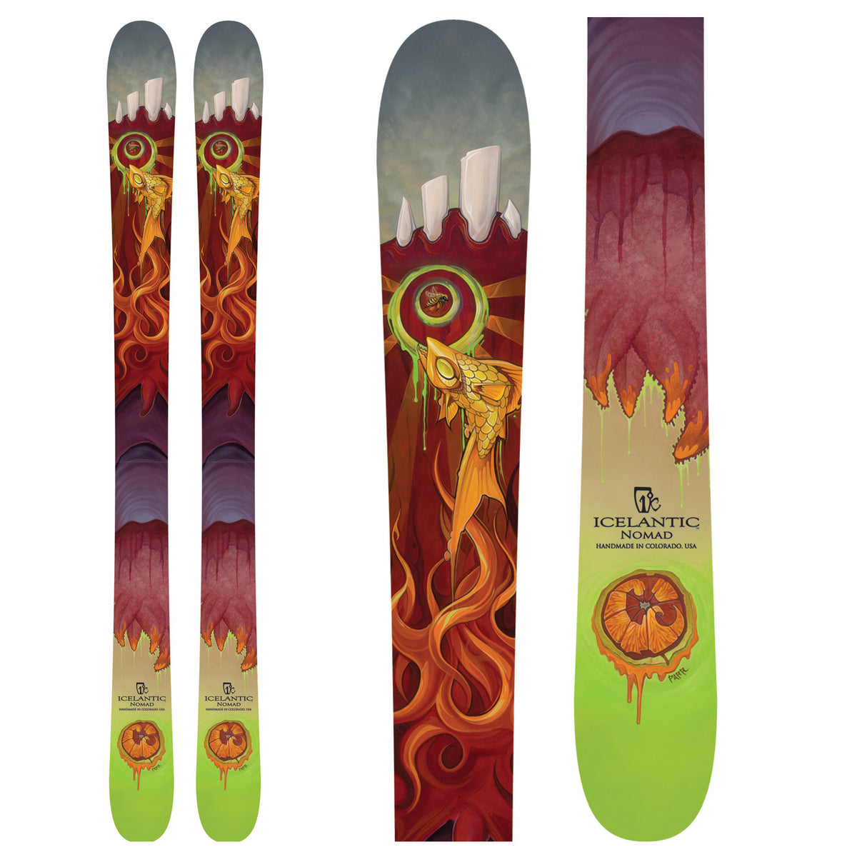 Icelantic Nomad Skis 2010