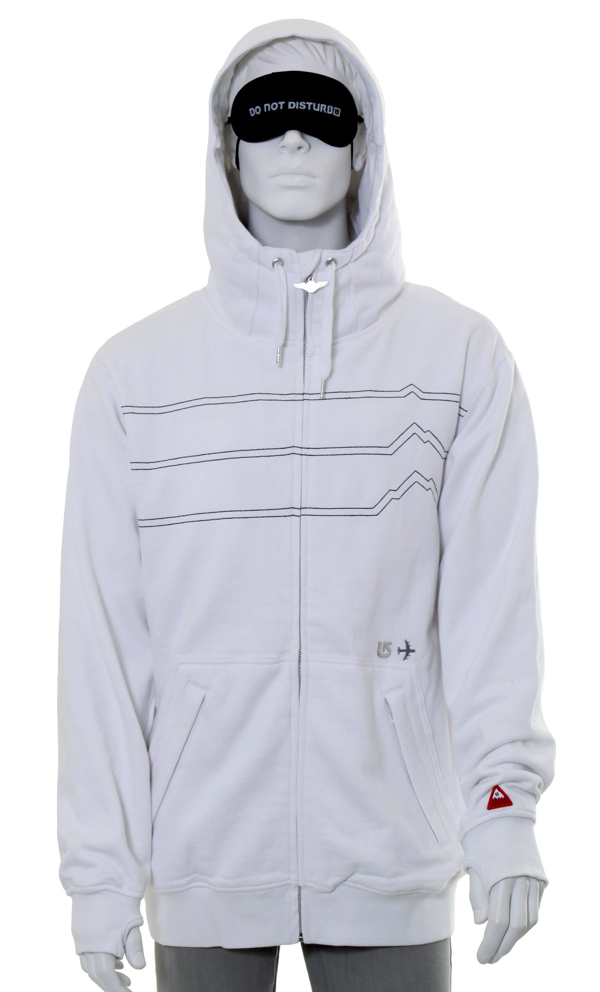 Burton Sleeper Premium Zip Hoodie Bright White