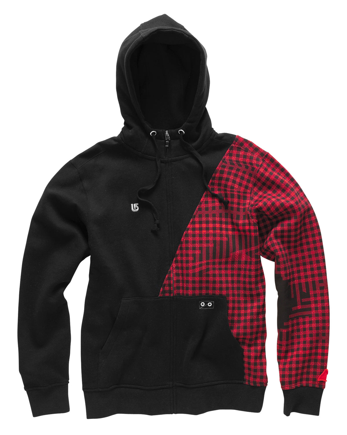 Burton The White Collection Division Zip Hoodie True Black