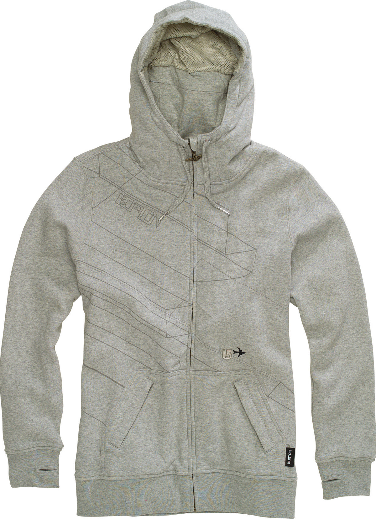 Burton Sleeper Premium Zip Hoodie - Women's Heather Gray