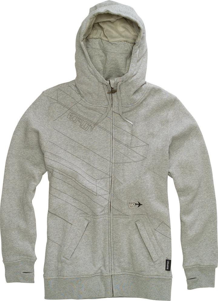 Burton Sleeper Premium Zip Hoodie - Women's Heather Gray