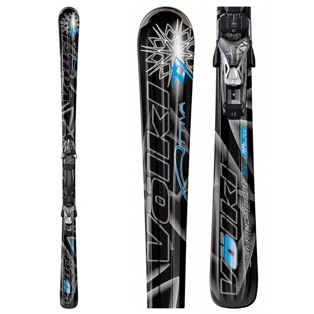 Volkl Attiva S5 Titanium Skis + Attiva Performance Bindings - Women's 2007
