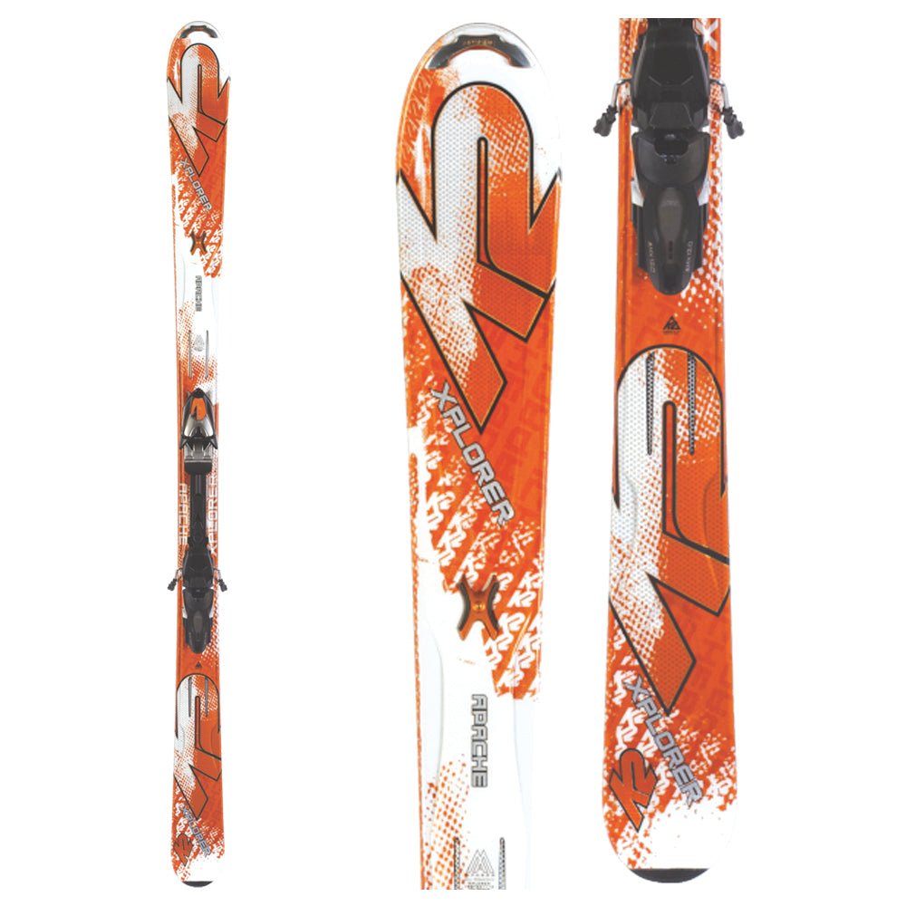 K2 Apache Xplorer Skis + Marker MX 12.0 Bindings 2010