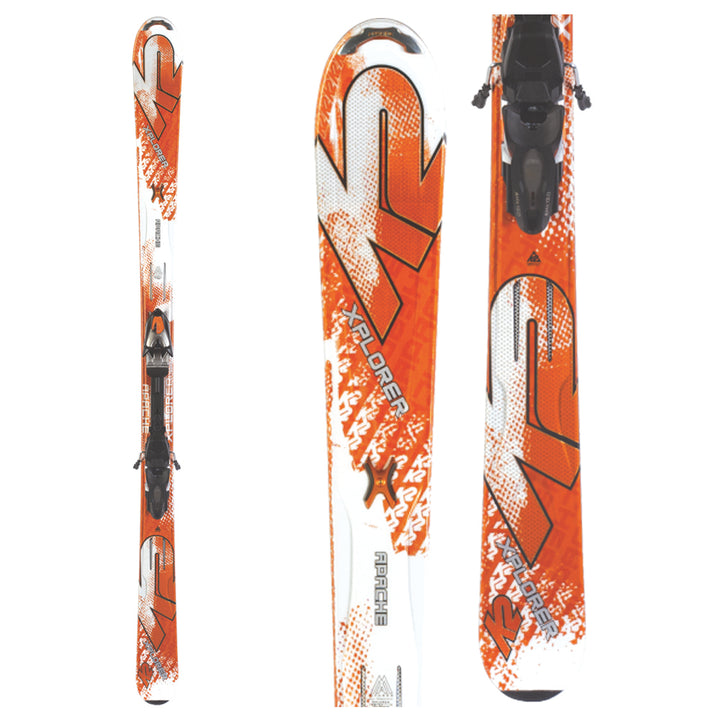 K2 Apache Xplorer Skis + Marker MX 12.0 Bindings 2010