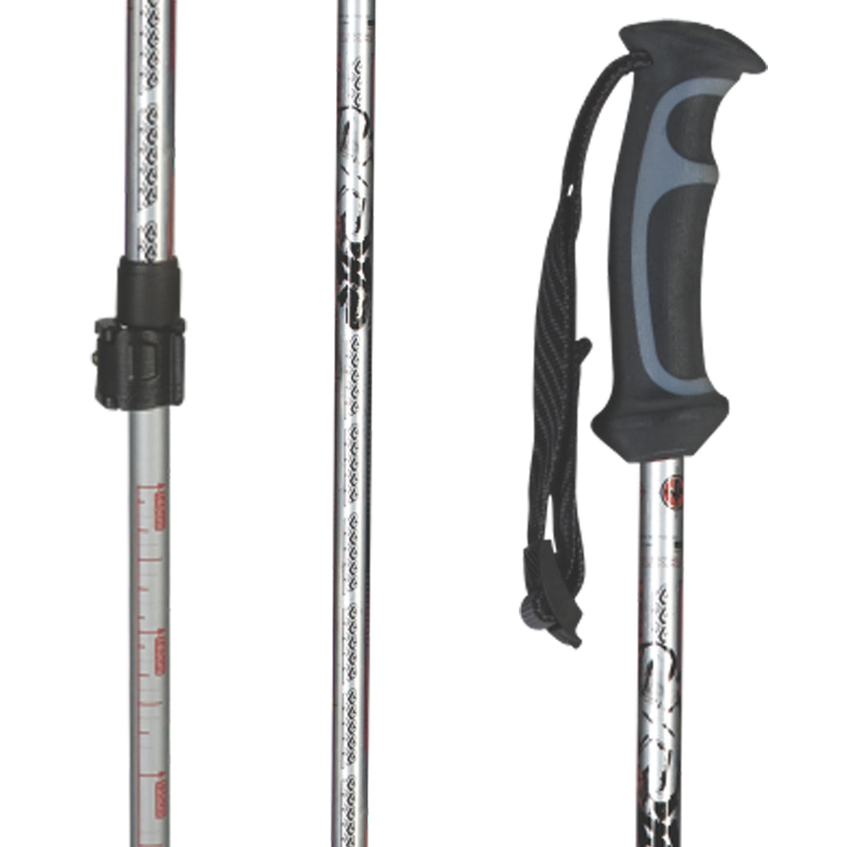 K2 Lockjaw Aluminum (38-58 Inch) Ski Poles 2010