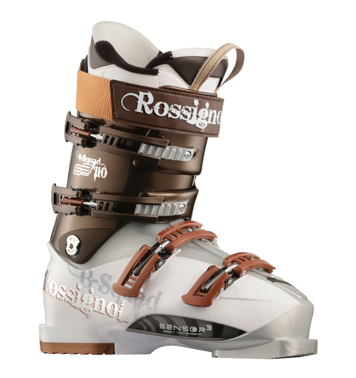Rossignol B-Squad Sensor3 110 Ski Boots 2010 White/Brown