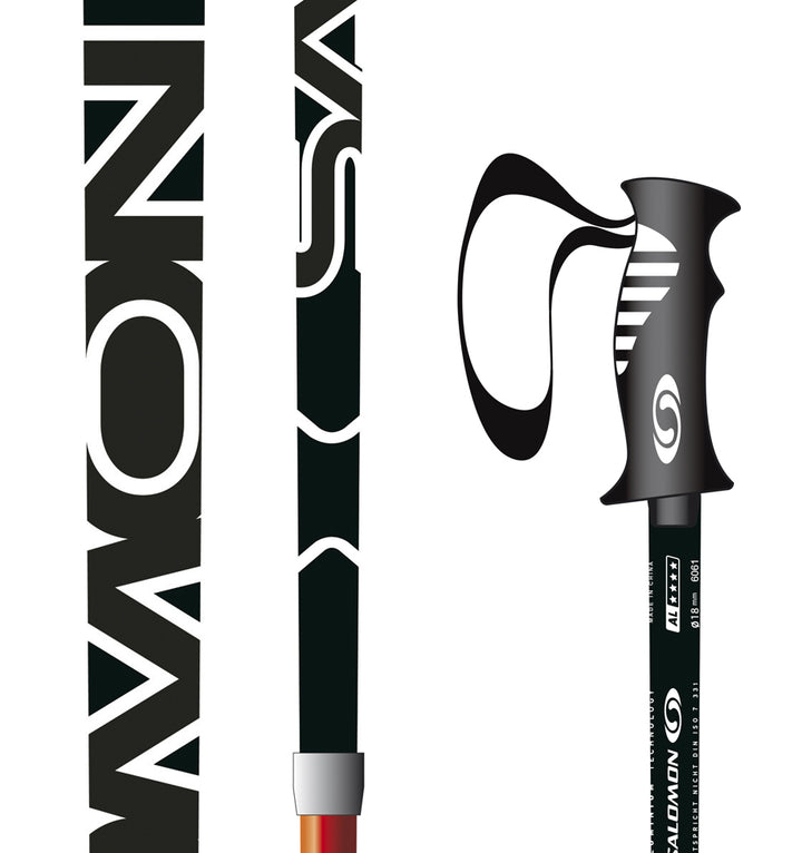 Salomon X Wing CS Ski Poles 2010 Red/White
