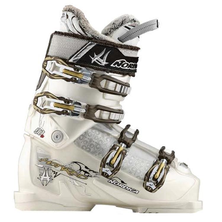 Nordica Hot Rod 90 Ski Boots - Women's 2010 Ivory/Transparent Silver
