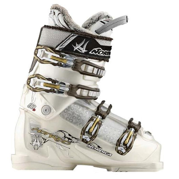 Nordica Hot Rod 90 Ski Boots - Women's 2010 Ivory/Transparent Silver