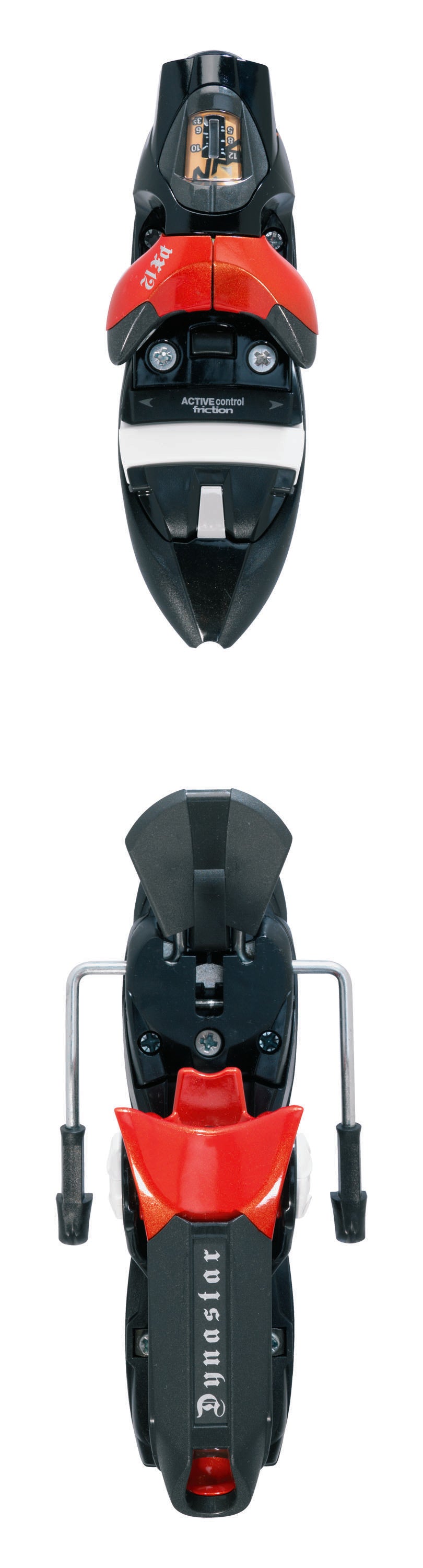Dynastar PX 12 Lifter Wide Ski Bindings (100mm Brakes) 2010 Black/Red
