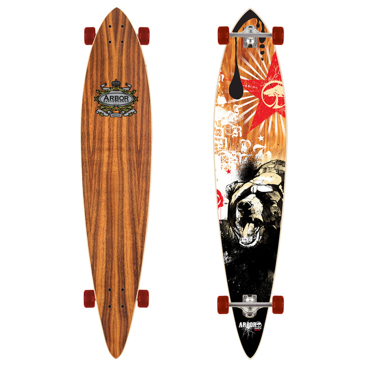 Arbor Pin Koa Longboard Deck