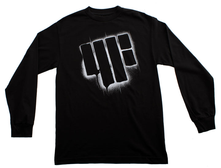 4FRNT Sprayer Long Sleeve Tee Black