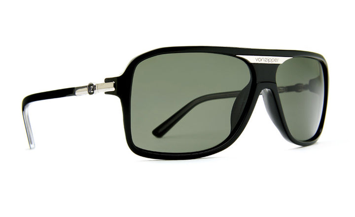 Von Zipper Stache Sunglasses Black Gloss / Grey