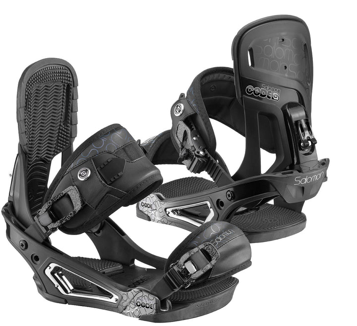 Salomon Code Snowboard Bindings 2010 Dark Front View
