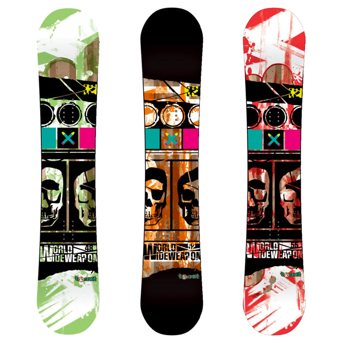 K2 WWW (World Wide Weapon) Rocker Snowboard 2010