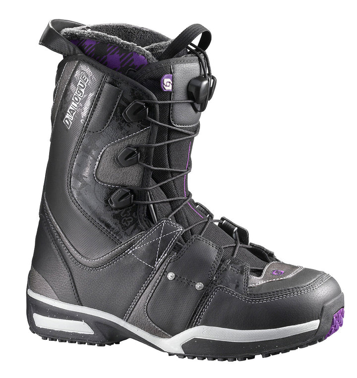 Salomon Dialogue Wide Snowboard Boots 2010 Black/White